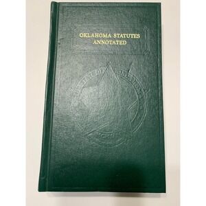 Oklahoma Statutes Annotated‎ Title 22 Criminal Procedure 1-450 Thomson West 2003